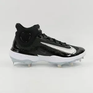 Nike | Shoes | Nike Alpha Huarache Elite 4 Mid Black White  display picture 2